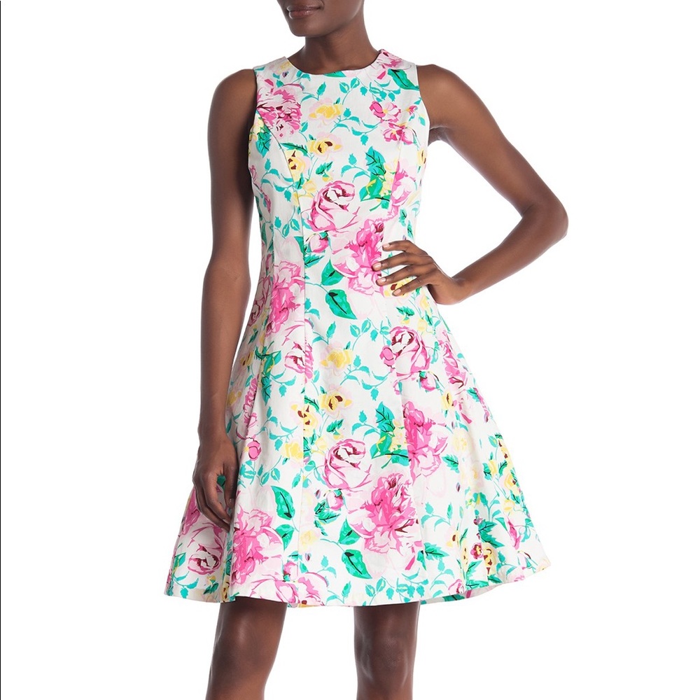 Ronni Nicole floral dress